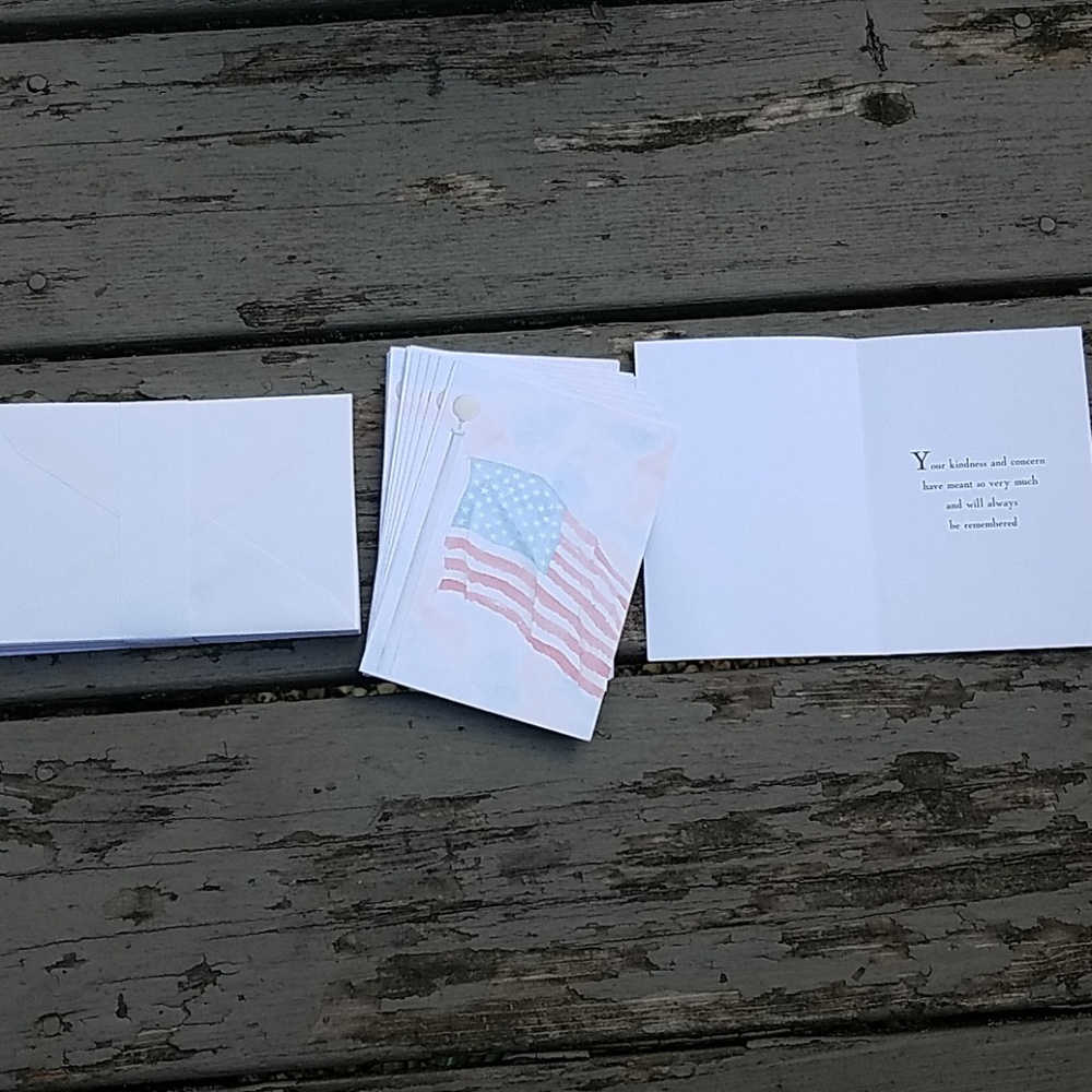 Patriotic stationary|cards and envelops